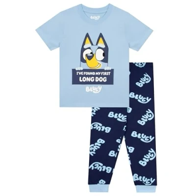 Afbeelding van Bluey Pyjama, pyjamasets voor jongens, pyjama Blauw