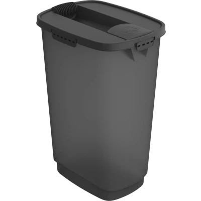 Afbeelding van Rotho Cody Pet Food Container 50L Antraciet/Transparant