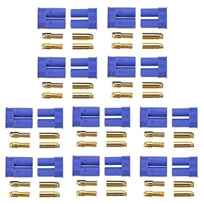 Afbeelding van GTIWUNG 10 Paar EC5 Banana Plug Apparaat Vrouwelijke Mannelijke Bullet Gold Connector voor RC ESC LIPO Helikopter Batterij
