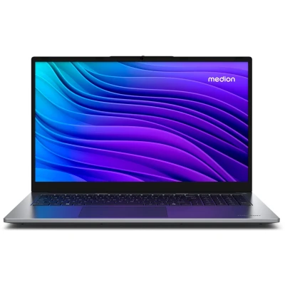 Afbeelding van MEDION E17223 Intel® N N100 Laptop 43,9 cm (17.3&quot;) Full HD 4 GB DDR4 SDRAM 128 SSD Wi Fi 6 (802.11ax) Windows 11 Home in S mode Zwart, Grijs, Metallic