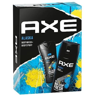 Afbeelding van Axe Alaska cadeauset met lichaamsspray en douchegel (150 ml + 250 ml)