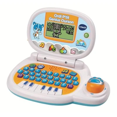 Afbeelding van Laptop Vtech Genius Blue Bear 26 x 5,5 19,7 cm Educatief speelgoed FR