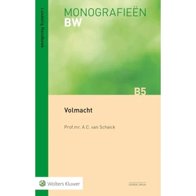Afbeelding van Monografieen BW B5 Volmacht