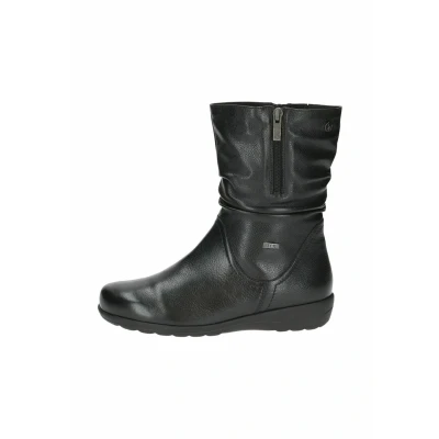 Afbeelding van Caprice Damen Stiefel mit Reißverschluss aus Leder, Schwarz (BLACK NAPPA), 37