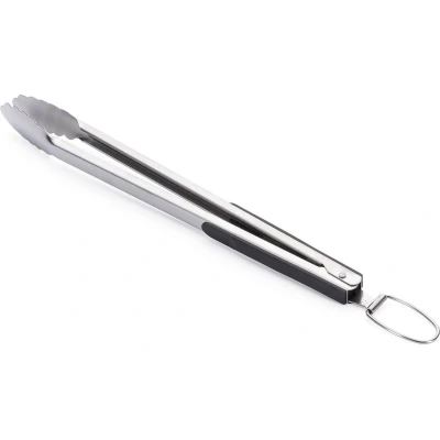 Afbeelding van Rosmarino Blacksmith bbq Tang accessoires accesoires barbecue gereedschap RVS geschikt voor de vaatwasser extra grip bij handvat 43.5 cm