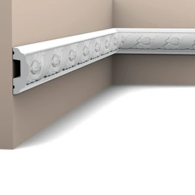 Afbeelding van Orac P1020 wandlijst 200x4.9x2.4 cm verfraaiing voor wanden