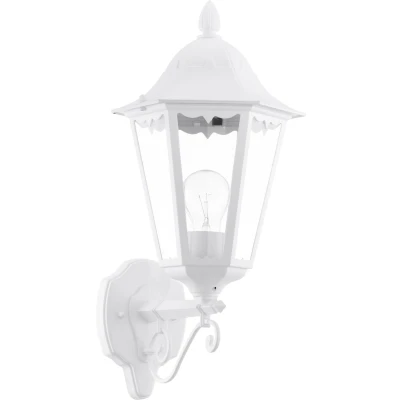 Afbeelding van Eglo Buiten Wandlamp Opwaarts Wit Navedo