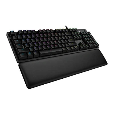 Image de Logitech Gaming G513 Clavier backlit USB AZERTY Français commutateur : GX Brown Tactile carbone
