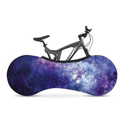 Afbeelding van Indoor Fahrradgarage VELOSOCK, Standard Design&quot;Galaxy&quot;, ideal für 26&quot; 29&quot; Fahrräder, 3D stretch, waschmaschinenfest