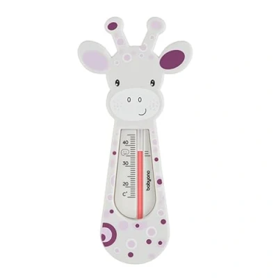 Afbeelding van Baby Ono Giraffe Sproetjes Grijs Drijvende Bad Thermometer
