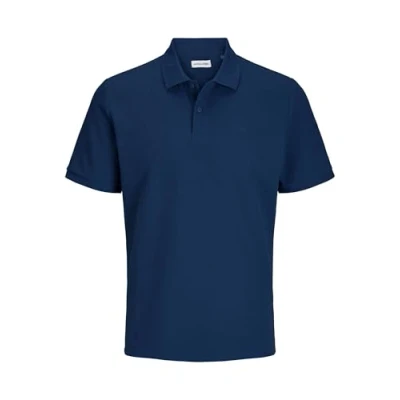 Image de JACK &amp; JONES T shirt pour homme avec logo polo, Blazer bleu marine., XXL