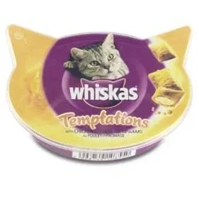 Afbeelding van Whiskas Temptations 60 g Kattensnack Kip&amp;Kaas