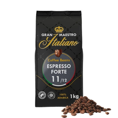 Afbeelding van 25% korting met code Gran Maestro Italiano koffiebonen Espresso Forte 1 stuk kg
