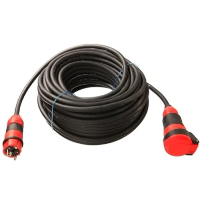 Afbeelding van AS Schwabe 62250 Stroom Verlengkabel 16 A Zwart 10.00 m H07RN F 3G 1,5 mm²