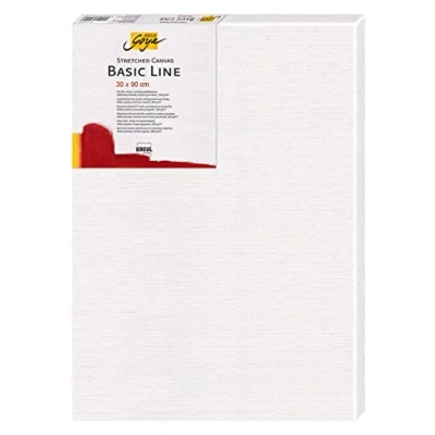 Afbeelding van KREUL 63090 Solo Goya Stretch canvas Basic Line spieraam ca. 30 x 90 cm met katoenen 4 gegrond, ideaal voor olie, acryl en gouache