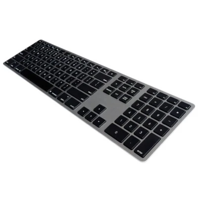Afbeelding van Matias Draadloos toetsenbord / klavier US QWERTY met Backlight voor MacBook space grey FK418BTLB