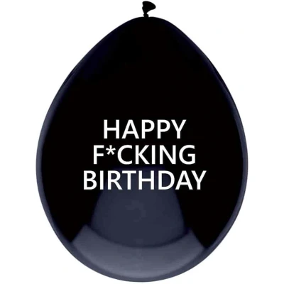 Afbeelding van Ballon Happy Fucking Birthday