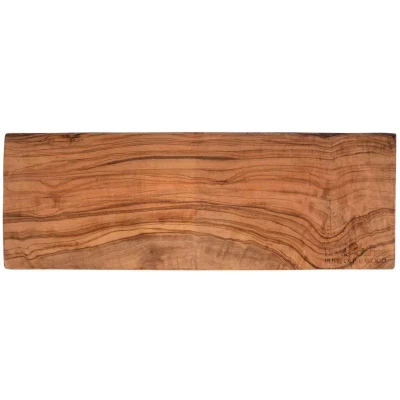 Afbeelding van Olijfhouten plank rechthoekig 35 cm dikte 1,5