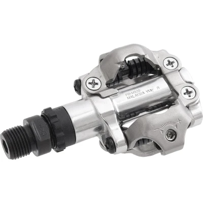 Afbeelding van Pedaalset Shimano SPD M520 met plaatjes SM SH51 zilver