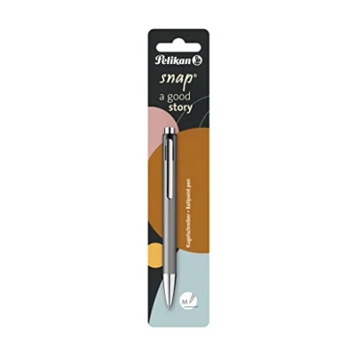 Afbeelding van Pelikan 817646 Snap K10 balpen, metallic, platina