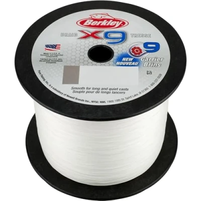 Afbeelding van Berkley x9 Gevlochten lijn Crystal 2000m 0.30mm (31.5kg)