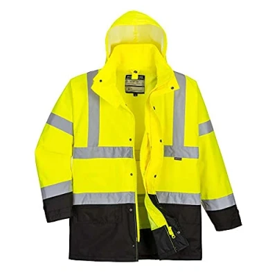 Afbeelding van 5 in 1 Hi Vis Executive Jacket Kleur: YeBk Talla: 4XL