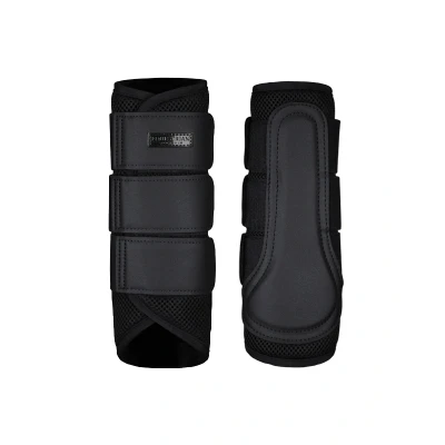 Image de Equestrian Stockholm Classic Mesh Brushing boots All Black