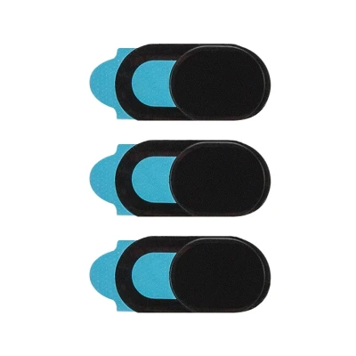 Afbeelding van Xccess Selfie Camera Privacy Cover for Mobile Black (3 pack)