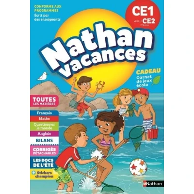Image de Nathan Vacances Primaire CE1 vers le CE2 7/8 ans