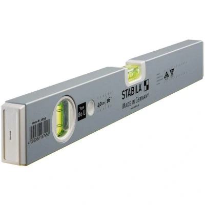 Afbeelding van Stabila Type 80 U 18795 Metalen waterpas 40 cm