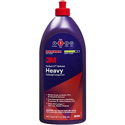 Afbeelding van 3M Perfect It Gelcoat, 36102, zware snit, 0,9 l, glasvezeloxidatieverwijderaar voor boten en campers