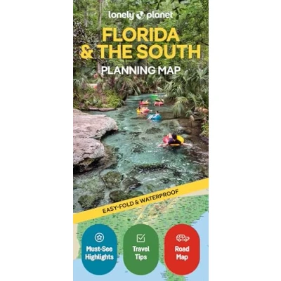 Afbeelding van Map Lonely Planet Florida &amp; the South Planning