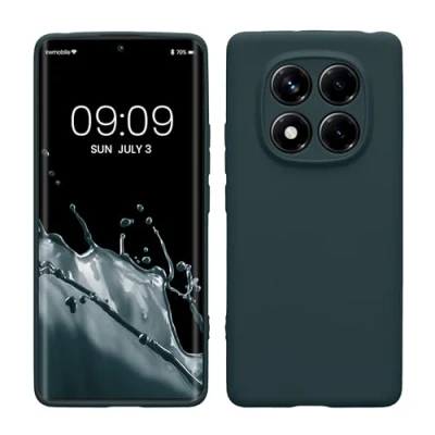 Afbeelding van kwmobile telefoonhoesje geschikt voor Xiaomi Redmi Note 14 Pro 4G Hoesje smartphone Precisie camera uitsnede In leisteen