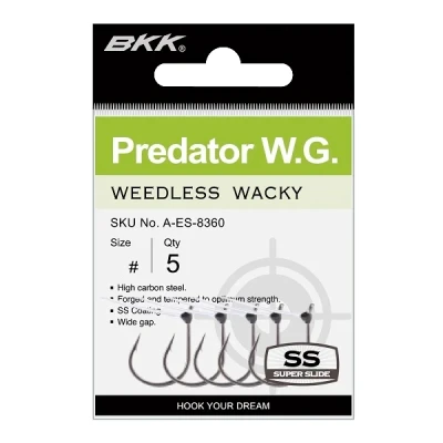Afbeelding van BKK Predator W.G. Weedless 1/0# Roofvishaken