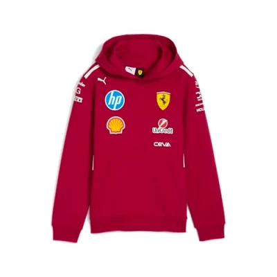Image de Hoodie Team Scuderia Ferrari HPÂ 2025 Enfant et Adolescent