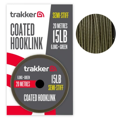 Afbeelding van Trakker Semi Stiff Coated Hooklink 15lb (20m) Karper onderlijn materiaal