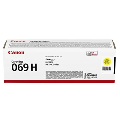 Afbeelding van Canon 069H Y Toner Geel Hoge capaciteit