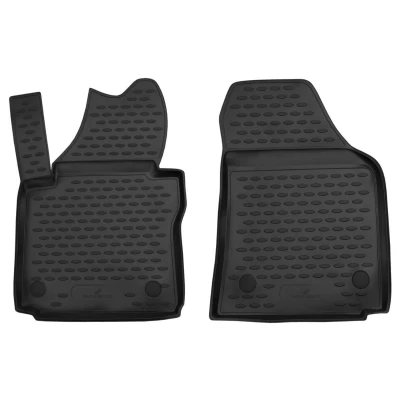 Afbeelding van WALSER XTR 75171 Vloermatset Rubber voor en achter Zwart Op maat gemaakt