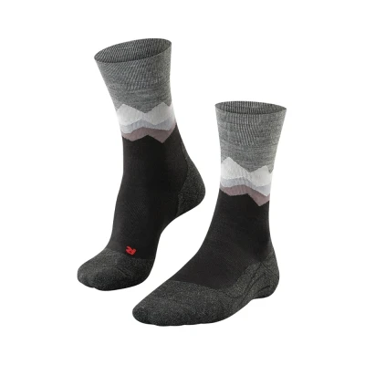 Afbeelding van Falke TK2 Crest Wandelsokken Heren Zwart Maat 46/48