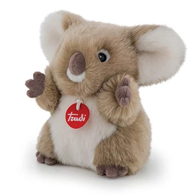 Afbeelding van Trudi Fluffy knuffel Koala 18 cm Hoge kwaliteit pluche Knuffeldier voor jongens en meisjes Bruin 18x18x10 maat S