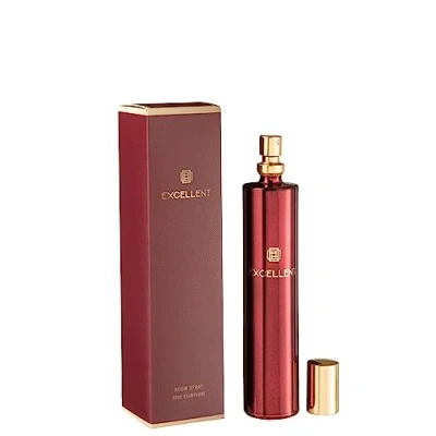 Afbeelding van J line Huisparfum excellent rose champagne wijnrood 3x16cm
