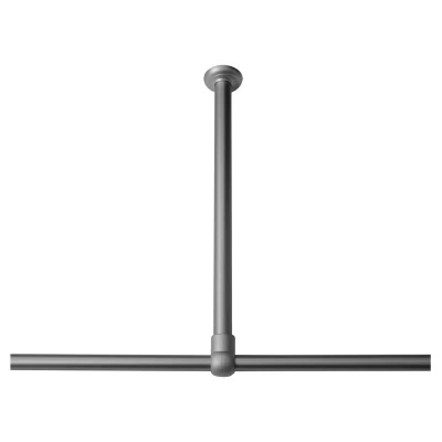 Afbeelding van Sealskin Seallux Plafondsteun voor douchegordijnstang 60cm aluminium Mat