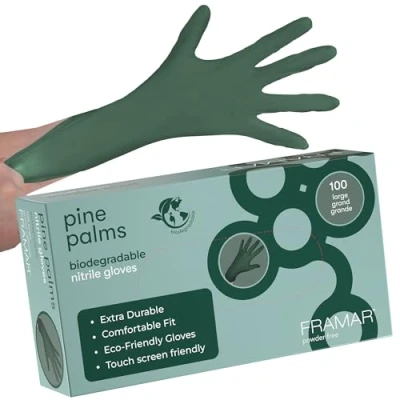 Afbeelding van Pink Paws Nitrile Gloves Large