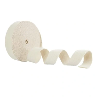 Afbeelding van Trimz Rol met 10 m ecru katoenen riem, 25 mm, ecru, x set stuks