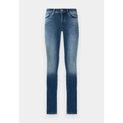 Afbeelding van ONLY Onlshape Jeans Skinny Fit, Dames, Maat: 28x32, Dark blue denim