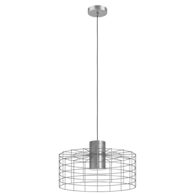 Afbeelding van EGLO Milligan Hanglamp E27 industrieel Ø 48 cm Grijs