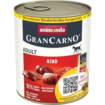 Afbeelding van 12x800g Original Adult Puur Rund animonda GranCarno Hondenvoer