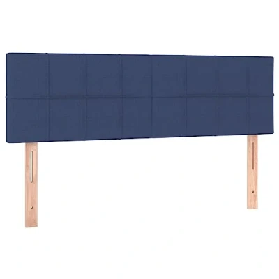 Afbeelding van vidaXL Hoofdeinde, 2 stuks, Blauw, 72 x 5 78/88 cm, Stof