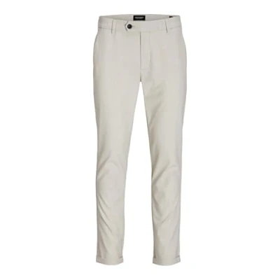 Image de JACK &amp; JONES Jpstmarco Jjconnor Noos Pantalon chino pour homme, Beige clair, 31W / 30L