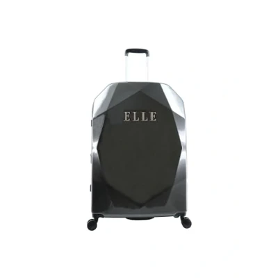 Afbeelding van ELLE Harde Koffer / Trolley Reiskoffer 76.5 cm (Large) Diamond Grijs